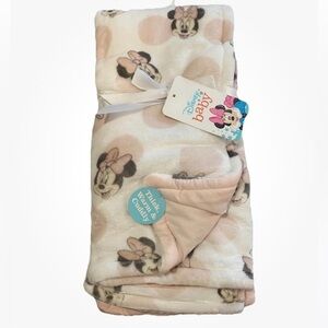 Disney Pink Minnie Mouse baby blanket